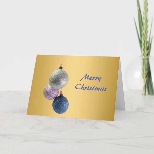 Weihnachtskarte Frohe Weihnachten (Vorderseite)