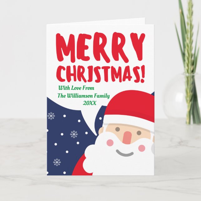 Weihnachtskarte - Frohe Weihnachten Karte (Vorderseite)