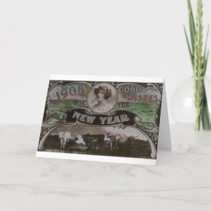 Weihnachtskarte Frohes Neues Jahr Australien Feiertagskarte