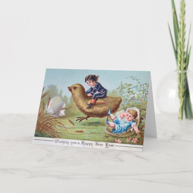 Weihnachtskarte | Frohes Neues Jahr wünschen Feiertagskarte (Vorderseite)