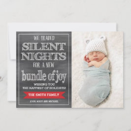 Weihnachtskarte Funny, Weihnachts-Fotokarte, Baby Feiertagskarte