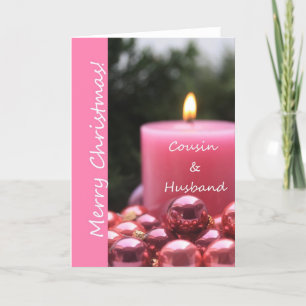 Weihnachtskarte für Cousin & Husband Feiertagskarte