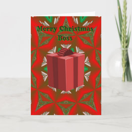 Weihnachtskarte für den Chef Feiertagskarte