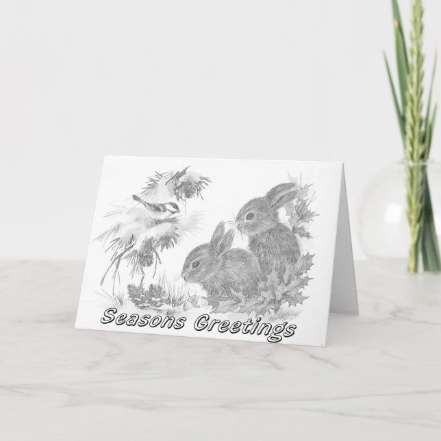 Weihnachtskarte für Erwachsene Feiertagskarte (Vorderseite)