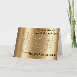 Weihnachtskarte für Familie und Freunde Feiertagskarte