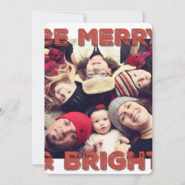 Weihnachtskarte für FOTO Feiertagskarte