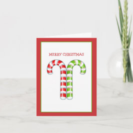 Weihnachtskarte für Kerzen, rot-grün Feiertagskarte