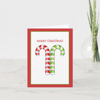 Weihnachtskarte für Kerzen, rot-grün Feiertagskarte