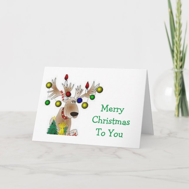"WEIHNACHTSKARTE FÜR KINDER" KARTE (Vorderseite)