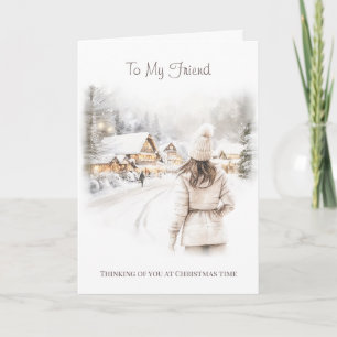 Weihnachtskarte für meinen Freund Karte