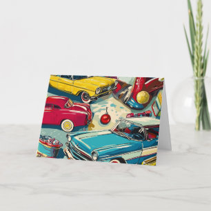 Weihnachtskarte für Oldtimer Karte