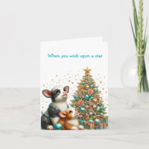 Weihnachtskarte für Pastelle Karte