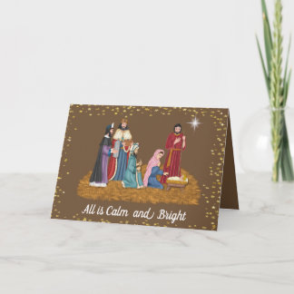 Weihnachtskarte für religiöse Manager Feiertagskarte