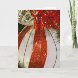 Weihnachtskarte für Rot und Weiß Feiertagskarte