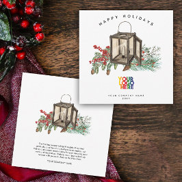 Weihnachtskarte für Rustikal Business-Logos