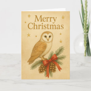 Weihnachtskarte für Schale und Kiefer Karte