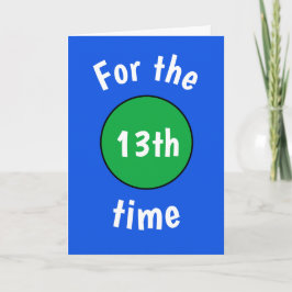 Weihnachtskarte für Teenager Karte