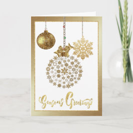 Weihnachtskarte für Unternehmen mit Weihnachten