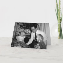 Weihnachtskarte für Vintage-Schwestern