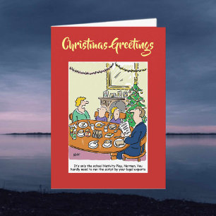 Weihnachtskarte für Weihnachtskritiker Feiertagskarte