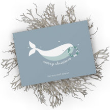 Weihnachtskarte für Whale