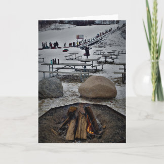 Weihnachtskarte "Geboren in einem gefrorenen Staat Karte