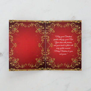 Weihnachtskarte gefaltet feiertagskarte