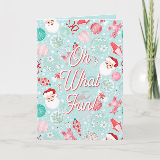 Weihnachtskarte gefaltet feiertagskarte (Vorderseite)