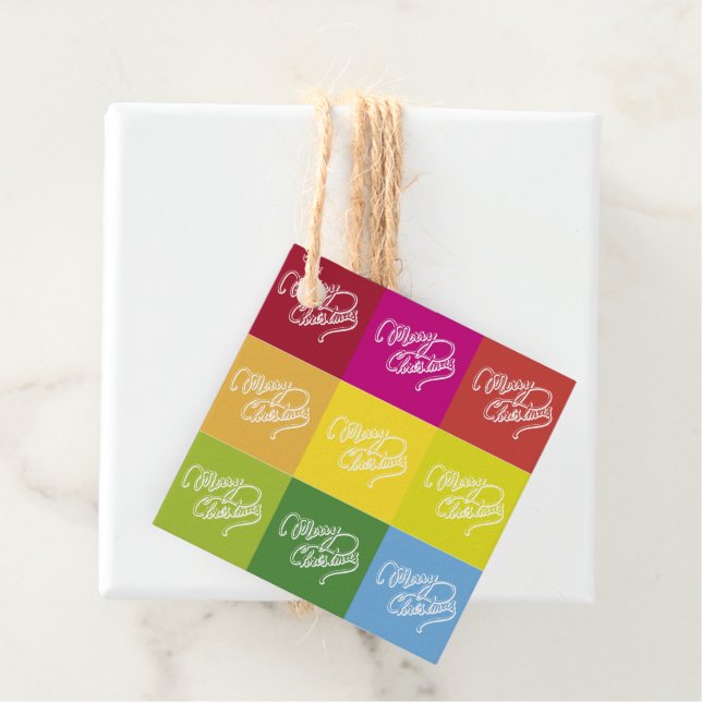 Weihnachtskarte Geschenkanhänger (Beispiel)