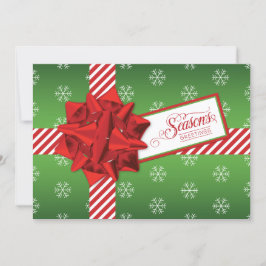 Weihnachtskarte | Geschenkboxen von Imitaten Feiertagskarte
