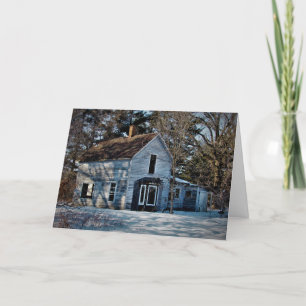 Weihnachtskarte "geschlagen in der Vergangenheit" Karte