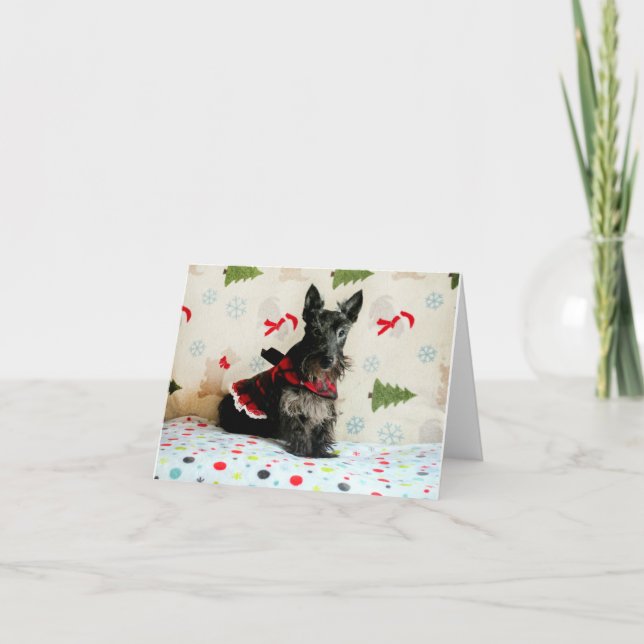 Weihnachtskarte gewartet karte (Vorderseite)