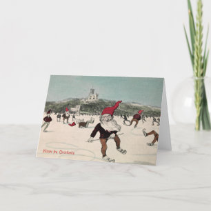 Weihnachtskarte   Glædelig Jul Norwegen Feiertagskarte