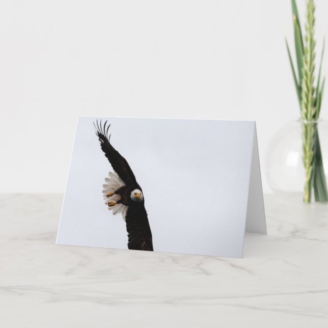 Weihnachtskarte: Hier kommt Weihnachtsmann... Feiertagskarte (Vorderseite)