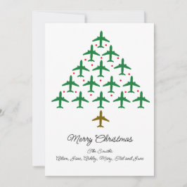 Weihnachtskarte hoch und weg feiertagskarte