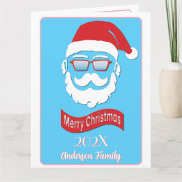 Weihnachtskarte im Stil des Weihnachtsmannes im St Karte