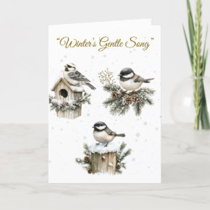 Weihnachtskarte im viktorianischen Stil - Prächtig Feiertagskarte