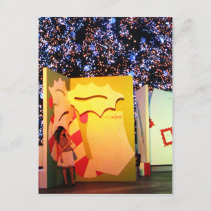 Weihnachtskarte in Bangkok, Thailand Feiertagspostkarte