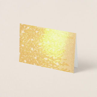 Weihnachtskarte in Folie mit Baumdesign Folienkarte