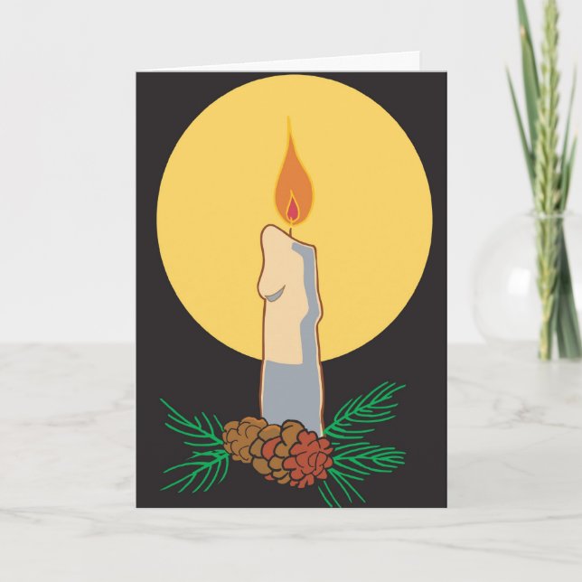 Weihnachtskarte, irischer Segen Feiertagskarte (Vorderseite)