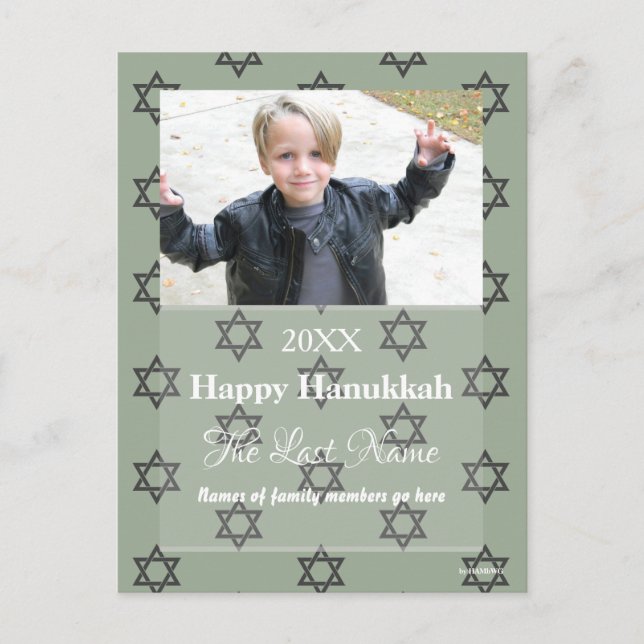 Weihnachtskarte Jede Farbe Postkarte - HAMbWG (Vorderseite)