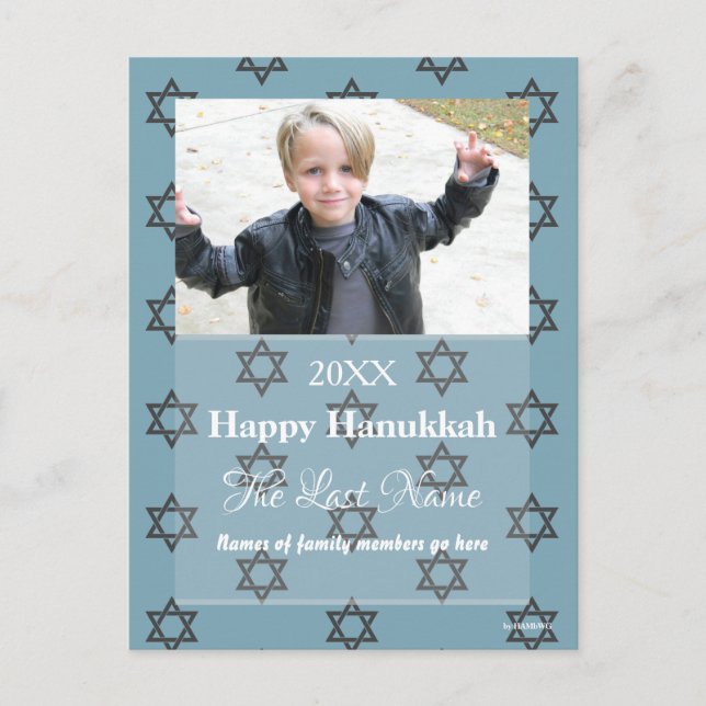 Weihnachtskarte Jede Farbe Postkarte - HAMbWG (Vorderseite)