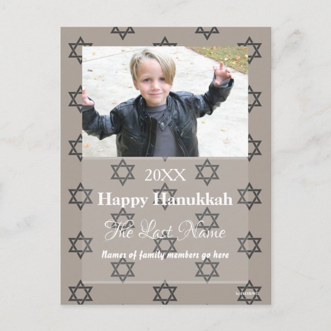 Weihnachtskarte Jede Farbe Postkarte - HAMbWG (Vorderseite)