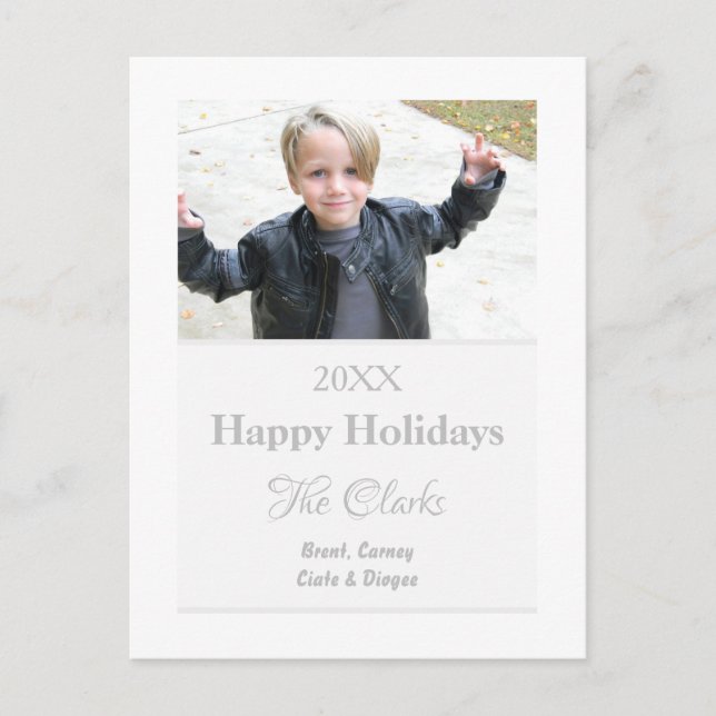 Weihnachtskarte Jede Farbe Postkarte - HAMbWG (Vorderseite)