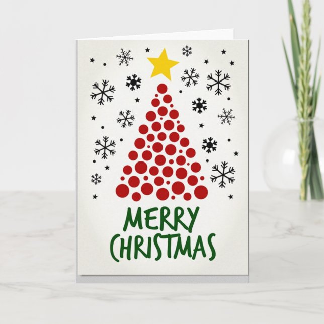 Weihnachtskarte Karte (Vorderseite)