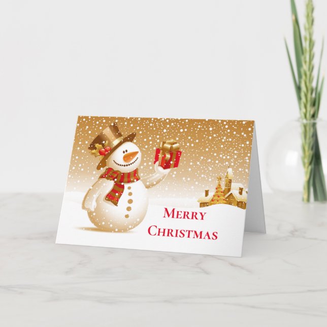 Weihnachtskarte Karte (Vorderseite)