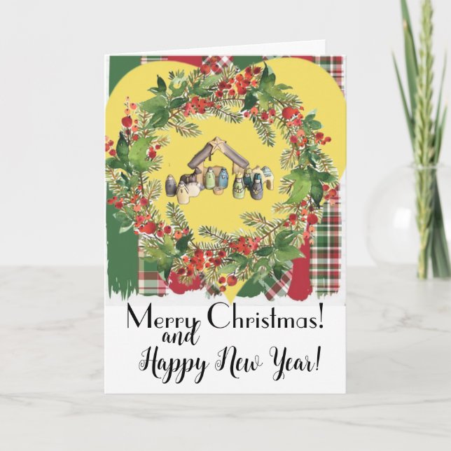 Weihnachtskarte! Karte (Vorderseite)