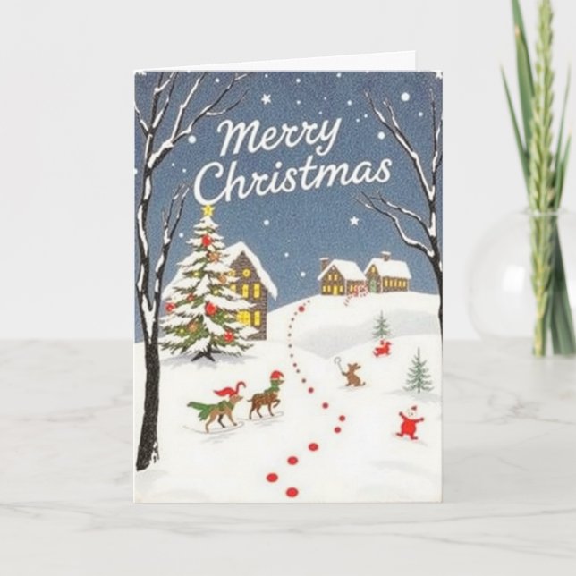 Weihnachtskarte Karte (Vorderseite)