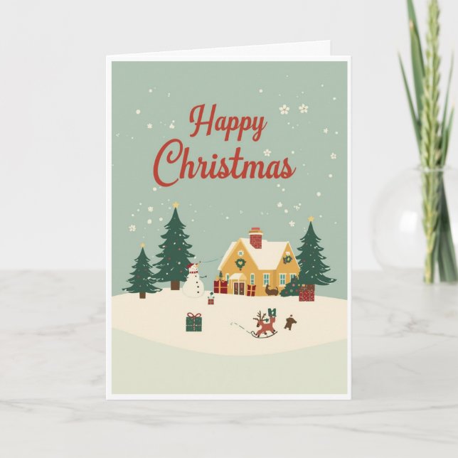 Weihnachtskarte Karte (Vorderseite)