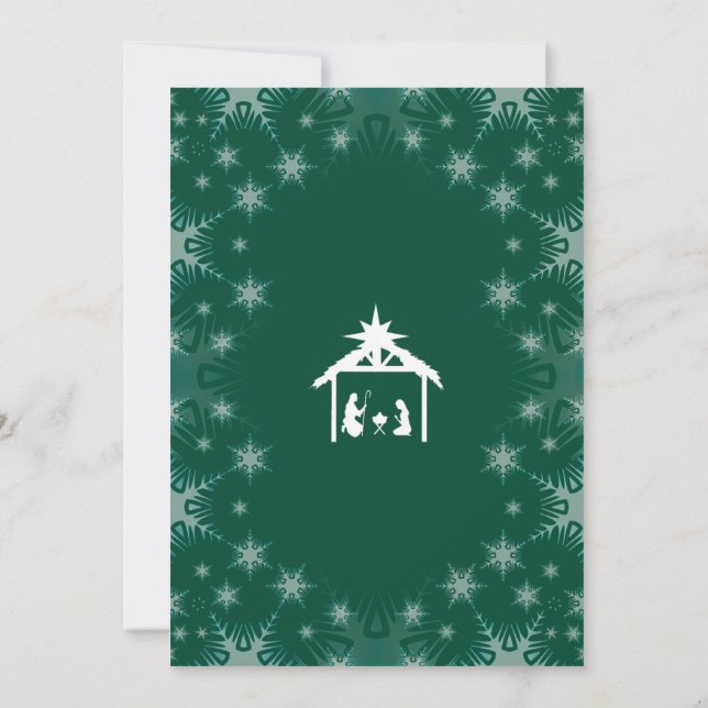 Weihnachtskarte Karte (Rückseite)